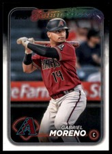 Gabriel Moreno 2024 Topps #268 Arizona Diamondbacks