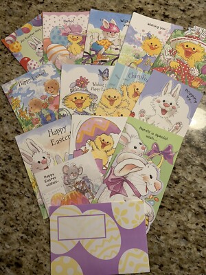 Suzy's Zoo Easter Cards: Die cut and Glitter 
