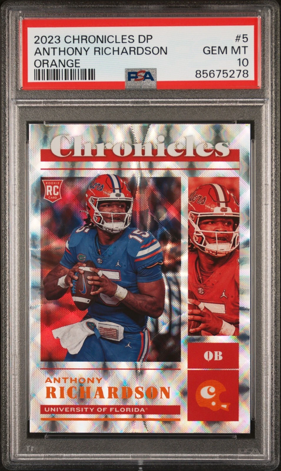 Anthony Richardson Panini Chronicles Draft Picks #5 Orange