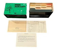 VTG 1971 Unique Math Games 150 Exciting Games Educational Insights - COMPLETE!!