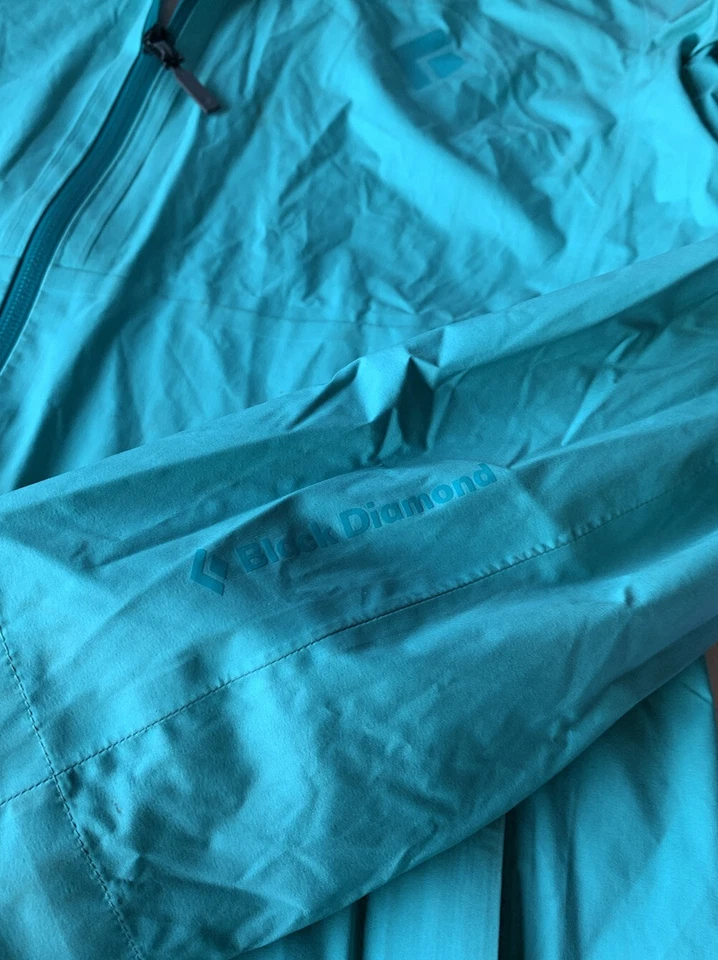Black Diamond Stormline Stretch Rain Shell - Mujer Talla M - BD Dry Foto 4 de 4