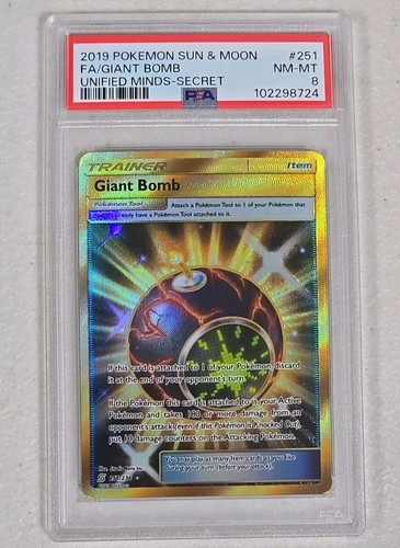Giant Bomb graded PSA 8 for sale on eBay