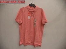 St. John's Bay Men's Coral Escape Quick Dri Preformance Polo, Sz M 5130117010907