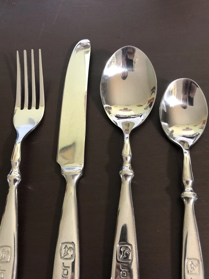 JOHN DEERE - GRABADO - Cubiertos de acero inoxidable cubiertos TU ELECCIÓN - GIBSON  Foto 4 de 4