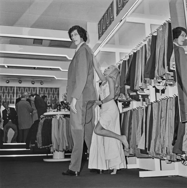 Christopher Greener shops at a men s clothing store UK 1974 OLD