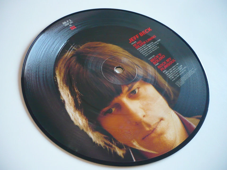 The Jeff Beck Group Hi Ho Silver Lining 7" Picture Disc Vinyl UK 1982 RAK Single - Image 2 of 4