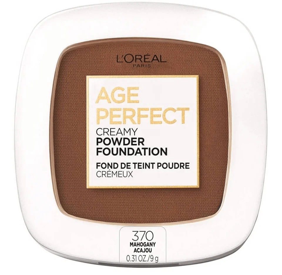 L'Oreal Age Perfect Creamy Powder Foundation w/ Minerals 370 Mahogany New - Image 2 of 4