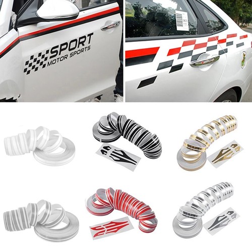 2mm 4mm Double Pin Stripe Car Pinstriping Decal Self Adhesive TAPE Vinyl Sticker - Picture 3 of 16