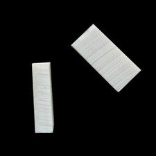 2x violin horn nut material genuine horn bone white string fingerboard parts