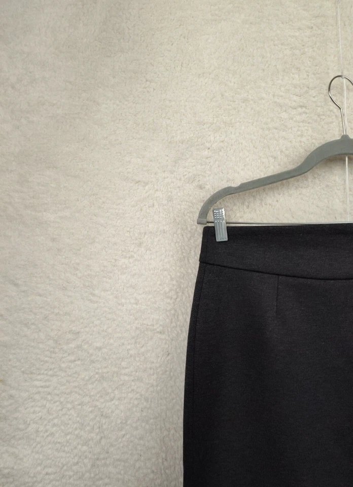 Grace Elements Women Skirt 10 Black Rayon Blend Straight Pencil Fit Stretch Mini - Image 2 of 4