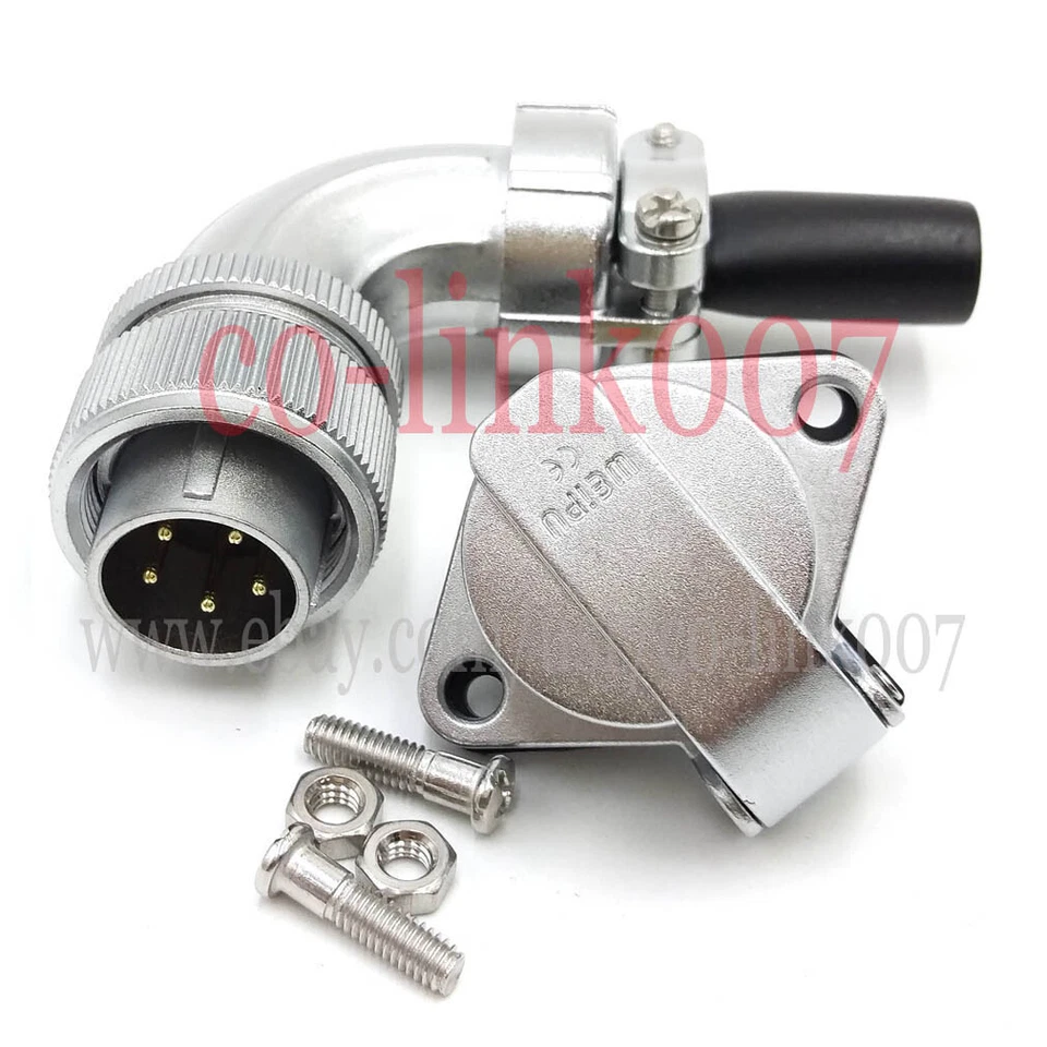 WEIPU WS20 5pin 10A 500V Aviation Industrial Electrical Circular Connector Plug - Image 4 of 4