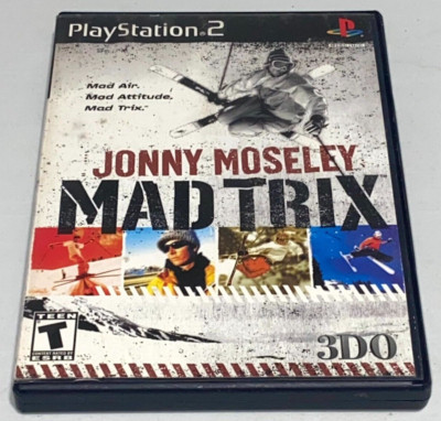 Jonny Moseley Mad Trix (Sony PlayStation 2, 2001) Complete With Manual & Tested