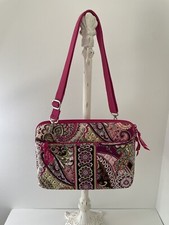 Vera Bradley VERY BERRY PAISLEY Hard Shell Tablet iPad Case W/ Strap
