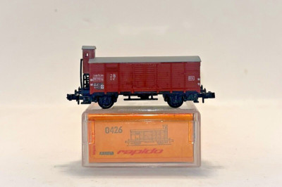 N Maßstab Arnold 0426 Abgedeckt Hochbordwagen Wagen Mit Bh Cab Verpackt (B)