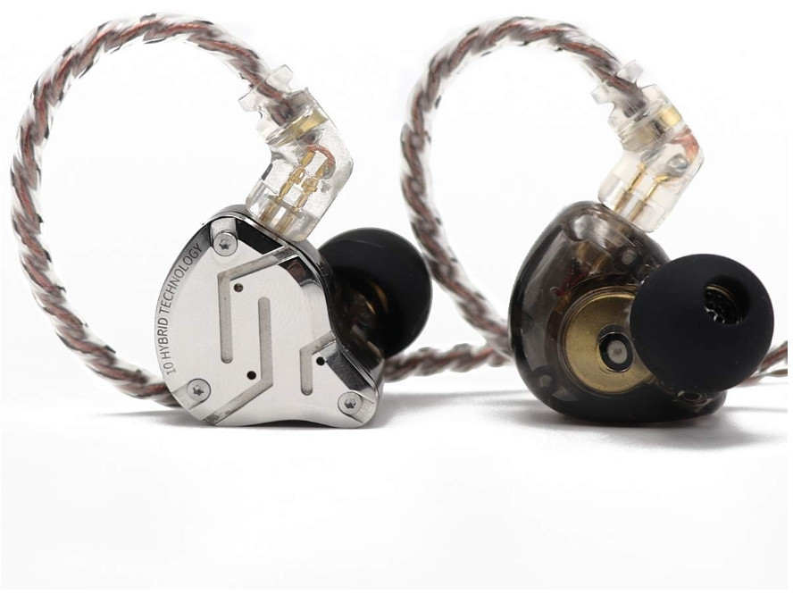 Kz Zs10 Pro 4Ba+1Dd 5 Driver In-Ear Hifi Metal Earphones With Detachable Cable