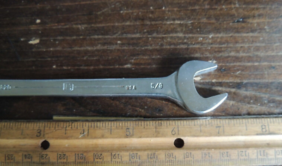 Vintage ZE1820 Bonney OPEN WRENCH 9/16” X 5/8”, 