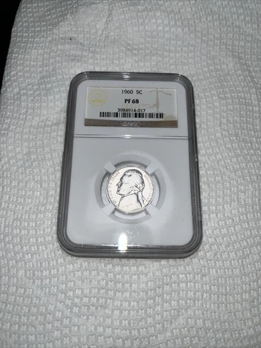 1960 Jefferson Nickel PF68 NGC Certified