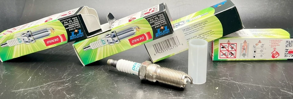 4 Spark Plugs Iridium Tt DENSO 4719 ITV20TT (4 Pack) 2018 Lincoln MKC 2.0 Liter - Image 4 of 4