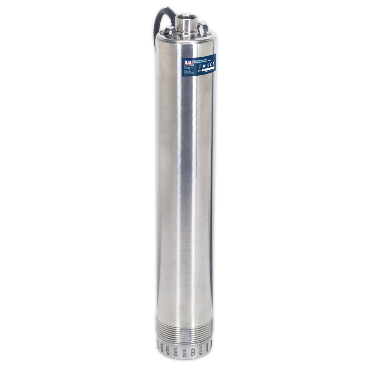 Borehole/Deep Well Pump 55m Head 9-Stage 230V - Sealey WPW9355 New