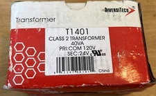 DiversiTech T1401 Transformer Pri:120V Sec: 24V-40VA NIB