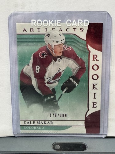 Cale Makar [Ruby] #161 card from 2019 Upper Deck Artifacts
