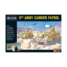 Warlord 8th Army Mini 28mm British 8th Army Carrier Patrol New