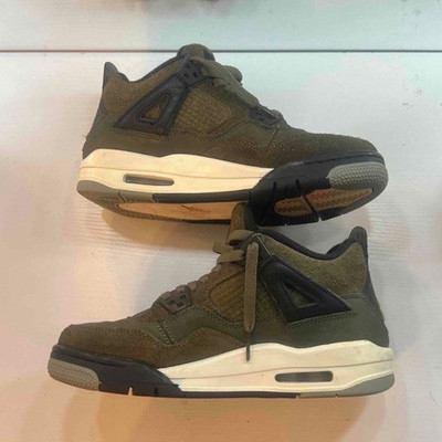 Jordan Air Jordan 4 Retro SE Craft GS Green/Black Kids 5.5Y FB9928-200