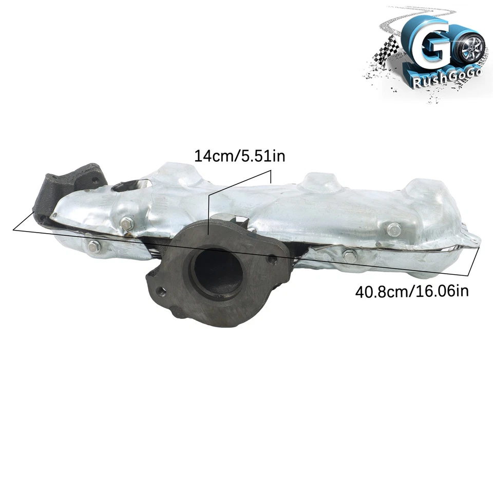 Colector de escape trasero derecho 674-567 para Oldsmobile Achieva Alero Cutlass 3,1 L Foto 2 de 4