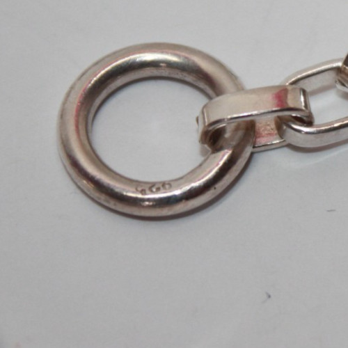 Sterling Silver Classic Chain Link Toggle Bracele… - image 8