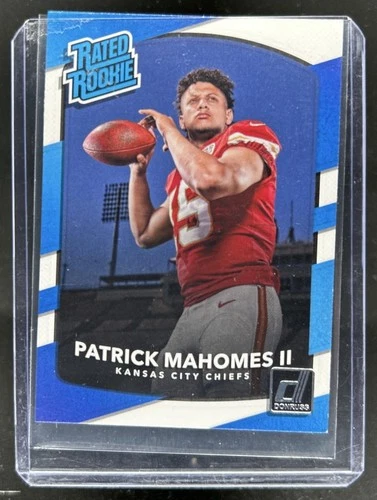 2017 Panini Donruss Patrick Mahomes II RC Rated #327 Chiefs Rookie
