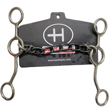 Western Horse 5 in Mouth Heavy-Duty Gag Bit Solid Stainless Steel