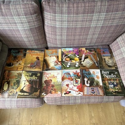 12 alte beschäftigte Nadeln Zeitschriften. Stricken, Nähen. Teile 13-24 80 er Jahre