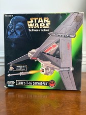 Vintage Star Wars The Power Of The Force Luke's T-16 Skyhopper Kenner 1996