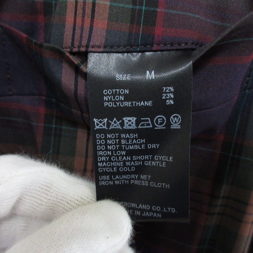 CABaN Check Pattern Stretch Tailored Jacket, Size… - image 10