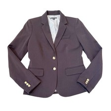 J Crew Mercantile Blazer Schoolboy Preppy Academia Gold Buttons Old Money Size 2