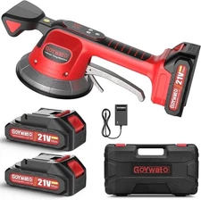 Tile Vibration Tool Cordless - 10 Adjustable Speed Tile Suction Cup Vibrating To