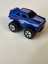 MICRO MACHINES ROAD CHAMPS 4 x 4 TRUCK with Red, White & Blue Stripes Vintage