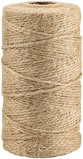 KINGLAKE Natural Jute Twine 656 ft 2mm Craft String