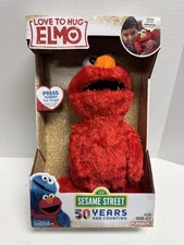 Sesame Street Love to Hug Elmo Talking, Singing, Hugging 14" Plush Toy for Kids