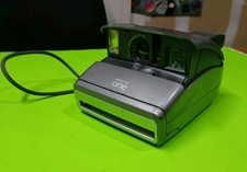 Vintage Polaroid One 600 Gray Instant Film Flash Camera 100mmNeeds Film Untested