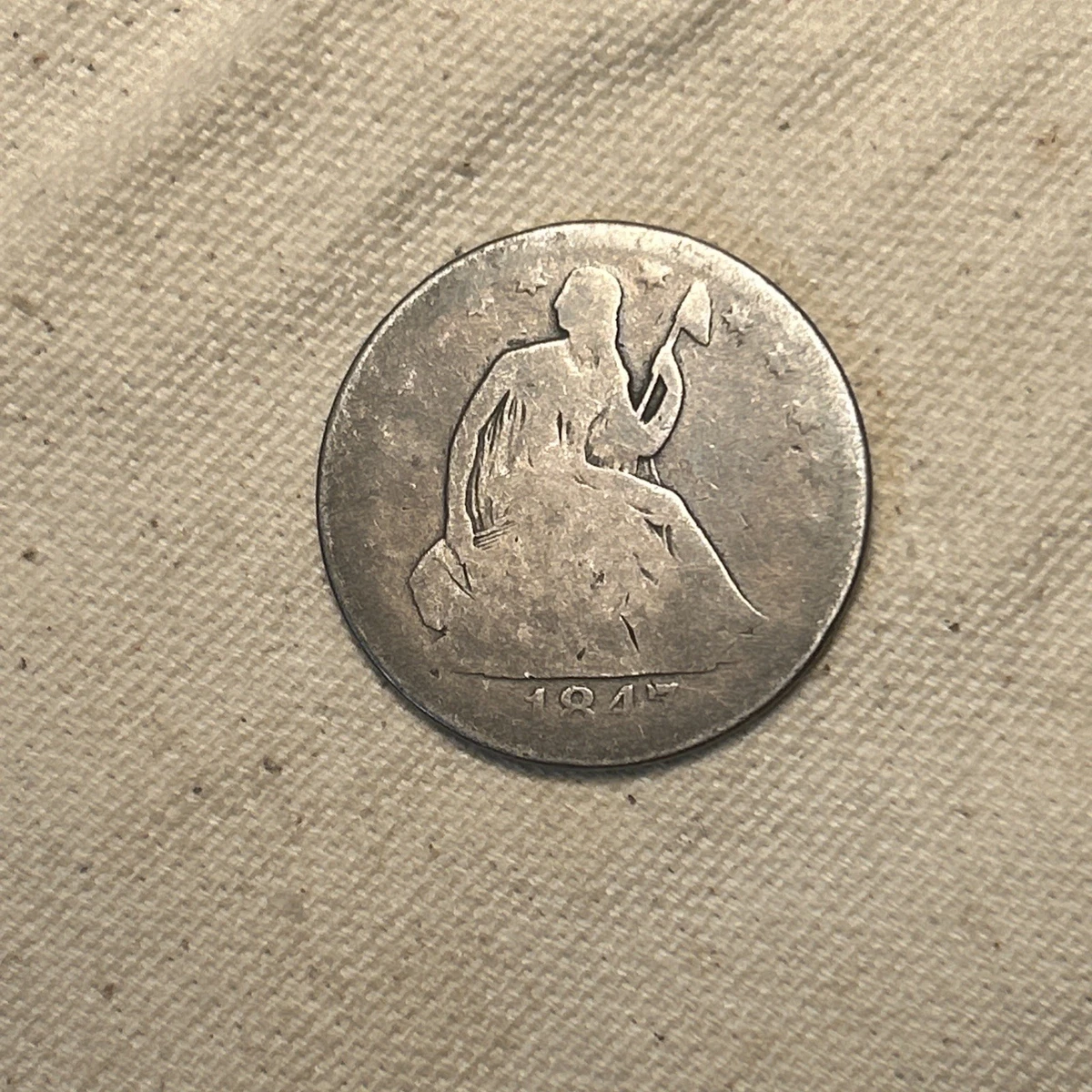 1847 Year Seated Liberty US Half Dollars (1839-1891) for sale | eBay