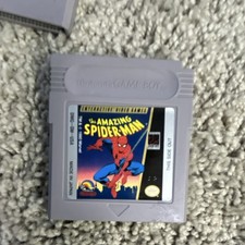 Nintendo Game Boy Game Lot Tetris Super Mario Land F1 Race Metroid II Spider-Man