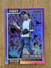 Jesse Eisenberg 2026 Topps Series 1 Pink Foil First Pitch #FP-5