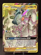 Arceus & Dialga & Palkia GX 156/236 Cosmic Eclipse Tag Team Holo Pokemon Card NM on eBay