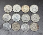 Lot of 12- 90% silver Half dollars