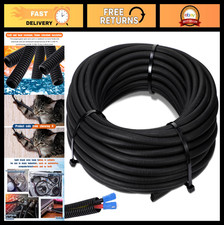 500ft Split Wire Loom Tubing - 1/2" Flexible Electrical Conduit Protector Sleeve