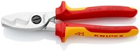 Knipex Kabelschere Doppelschneide 200 Mm 95 16 Kupfer Kohlenstoffstahl