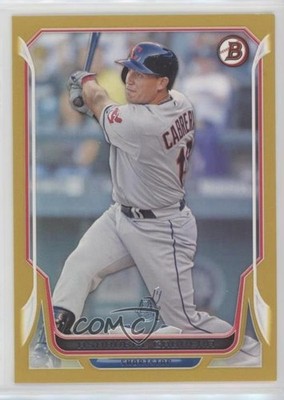 2014 Bowman Gold 14/50 Asdrubal Cabrera #149 3q5