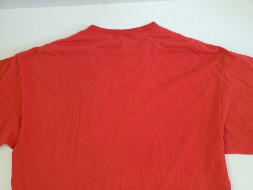 Vintage Logo 7 Chicago Bulls Size 2XL Red 5X Champs Single Stitch T-Shirt - Picture 9 of 11