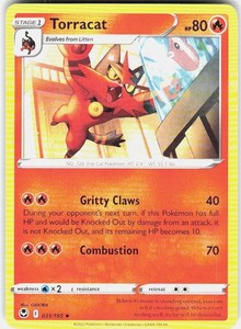 Torracat 031/195 Silver Tempest Uncommon